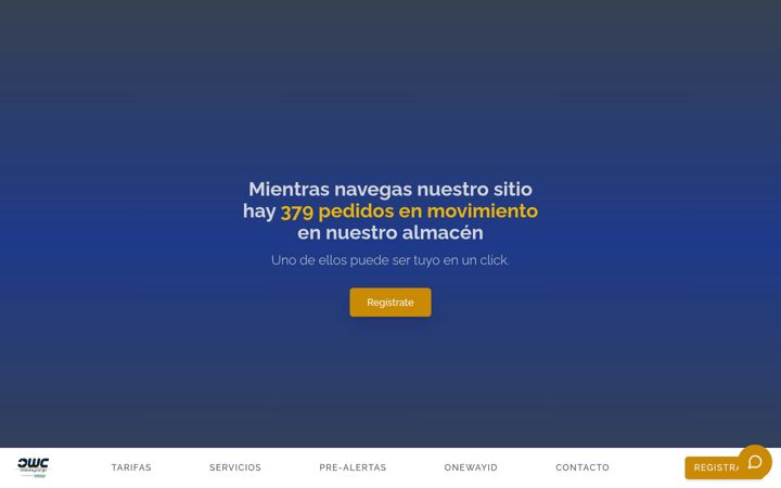 Screenshot of onewaycargo.net