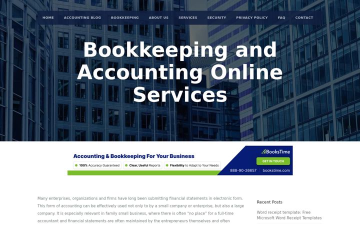 Screenshot of online-accounting.net