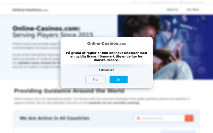 Screenshot of online-casinos.com
