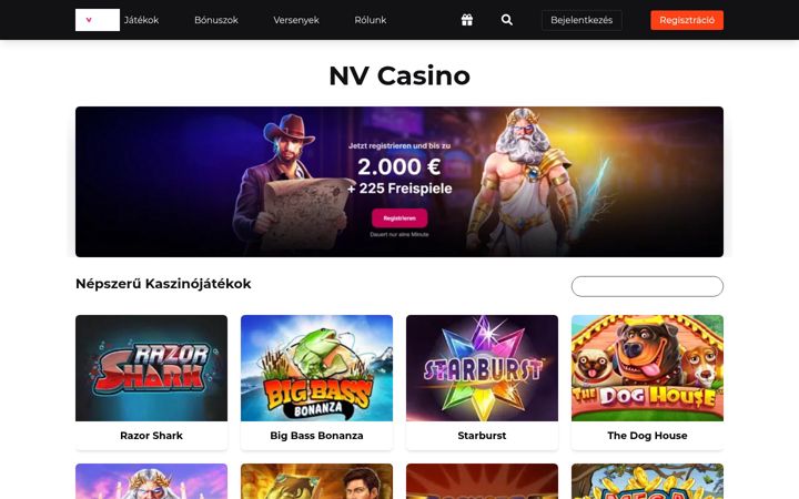Posnetek zaslona online-nv-casino-hu.com