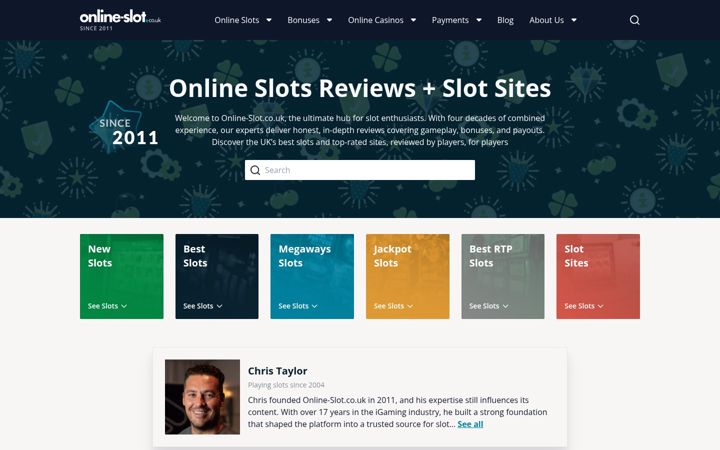 Screenshot of online-slot.co.uk