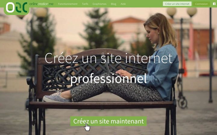 Screenshot of onlinecreation.me
