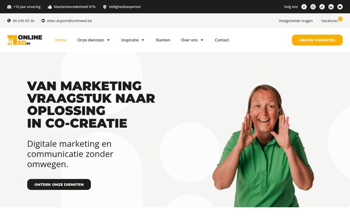 Skærmbillede af onlineed.be