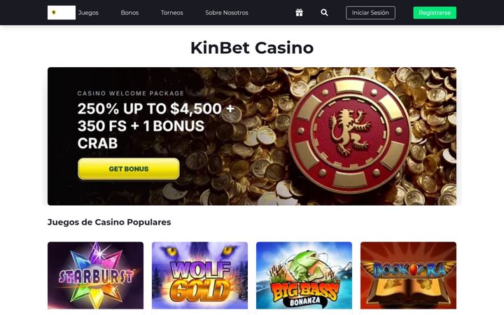 Snímek obrazovky onlinekinbetcasinoes.com
