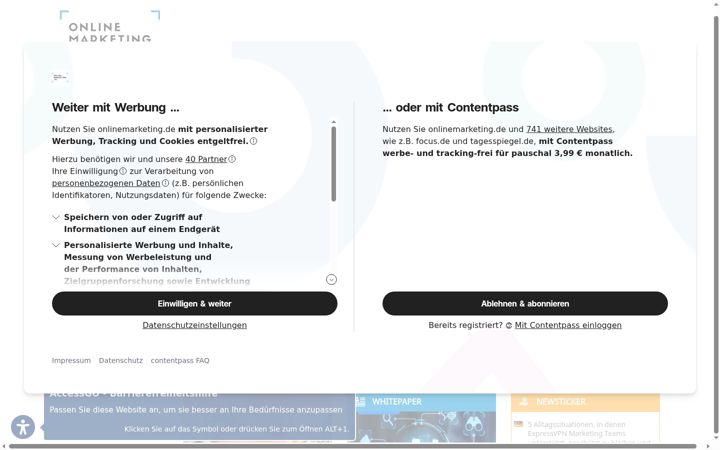 Screenshot of onlinemarketing.de