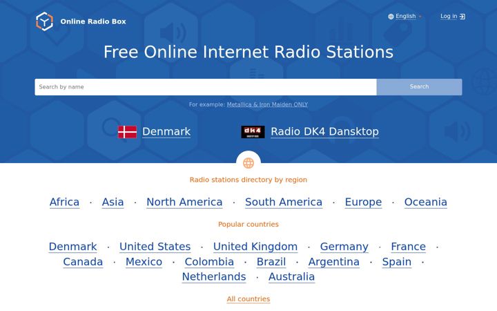Képernyőkép: onlineradiobox.com