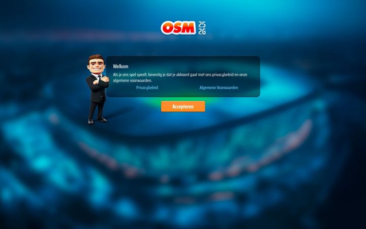 Screenshot of onlinesoccermanager.nl