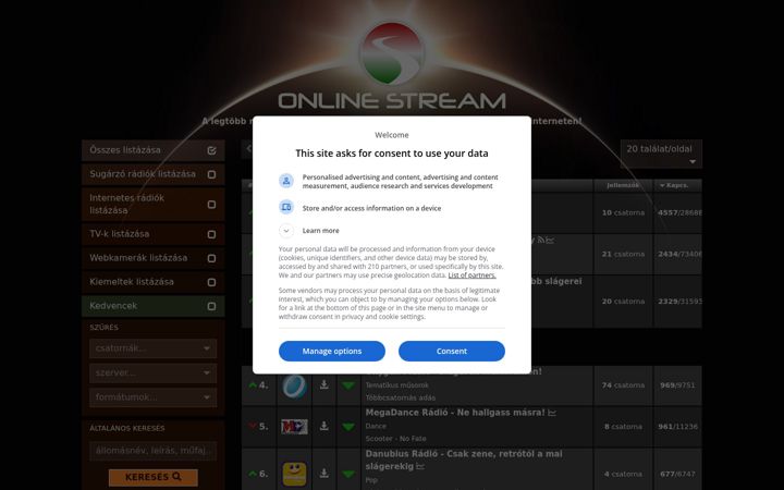 Screenshot of onlinestream.live