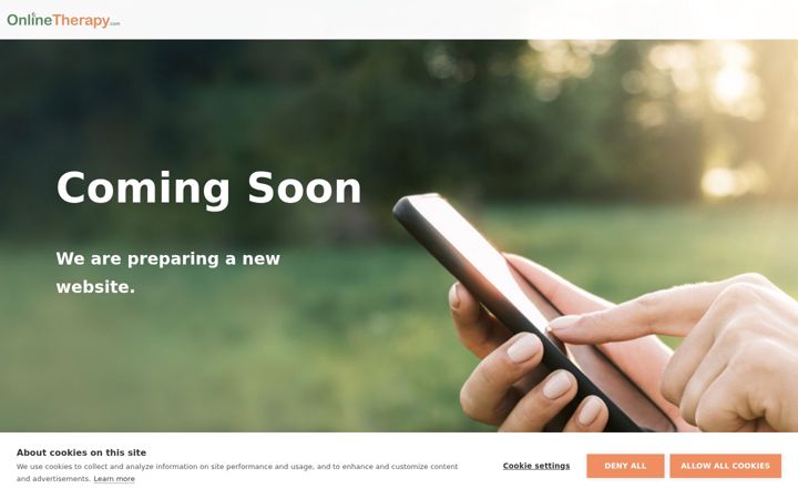Screenshot of onlinetherapy.com