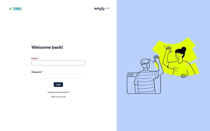 Screenshot of onlyfy.jobs