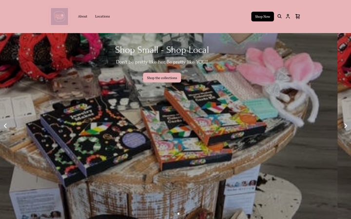 Skærmbillede af onlyprettierboutique.com
