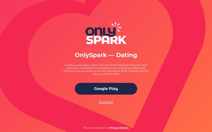 Screenshot of onlyspark.net