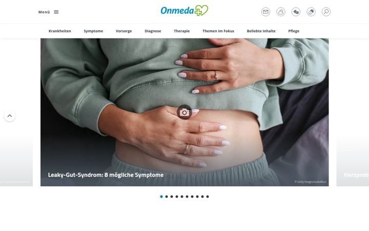 Snímek obrazovky onmeda.de