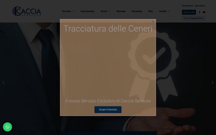 Screenshot of onoranzefunebribusto.it