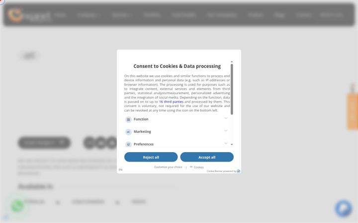 Skjámynd af onqanet.com