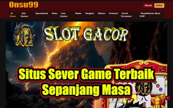 Screenshot di onsu99.com
