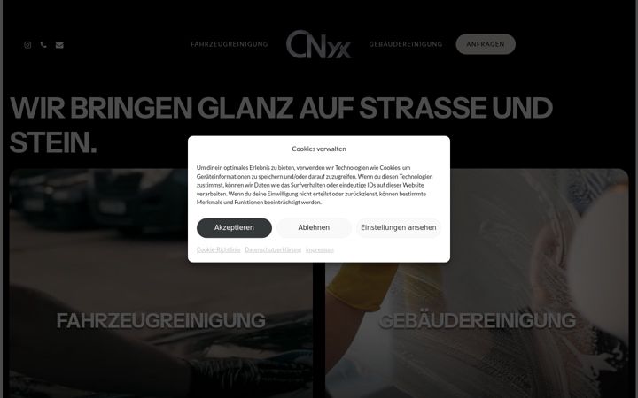 Screenshot of onyx-reinigung.de