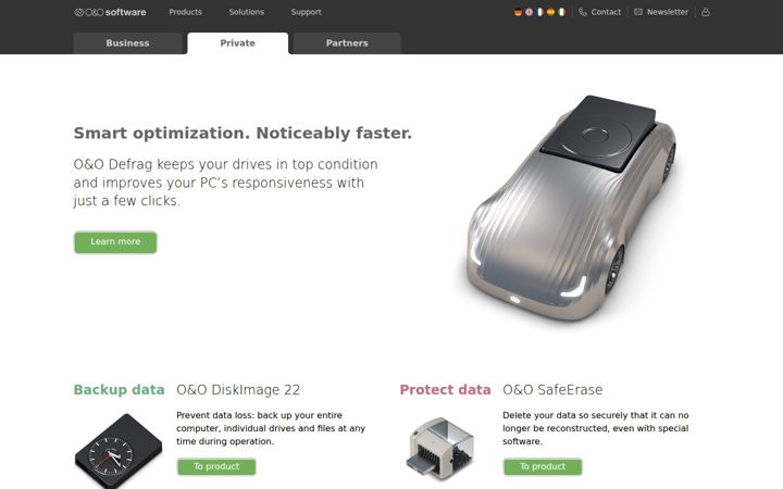 Screenshot of oo-software.com