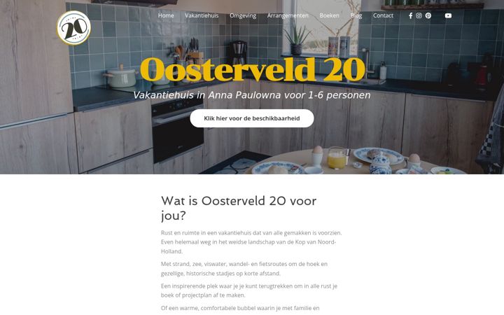 Snímek obrazovky oosterveld20.nl