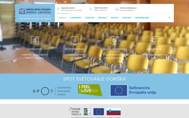 Screenshot of ooz-ajdovscina.si