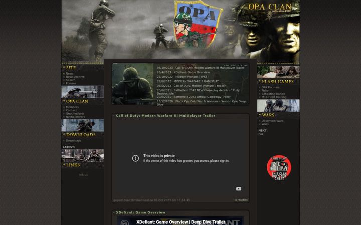 Screenshot of opaclan.com