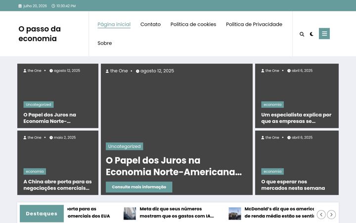 Screenshot of opassodaeconomia.com