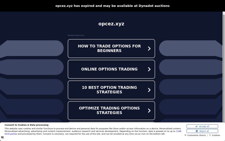Screenshot of opcez.xyz