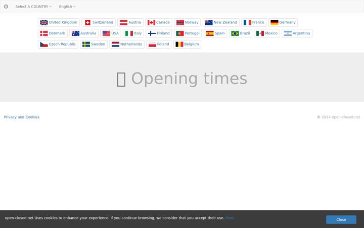 Screenshot of open-closed.net