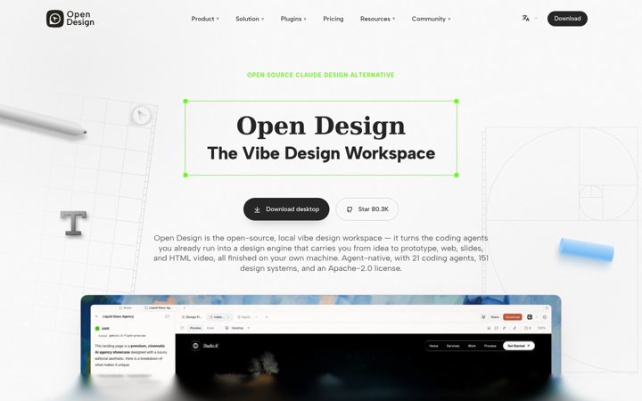 Képernyőkép: open-design.ai