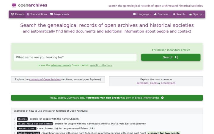 openarchieven.nl