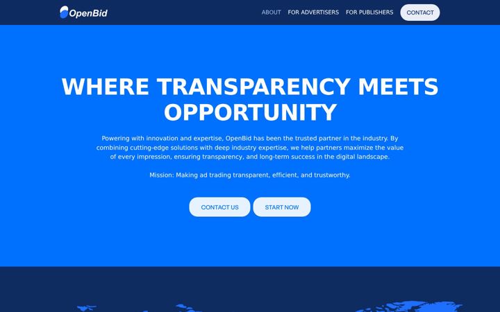 Screenshot of openbid.biz