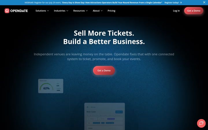 Screenshot of opendate.io