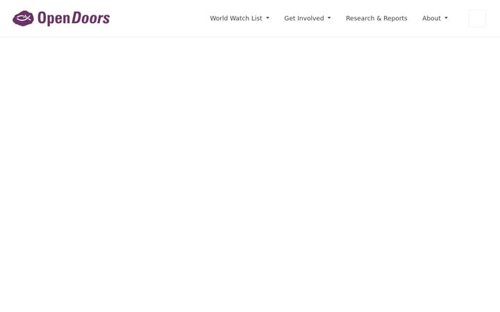 Screenshot of opendoors.org
