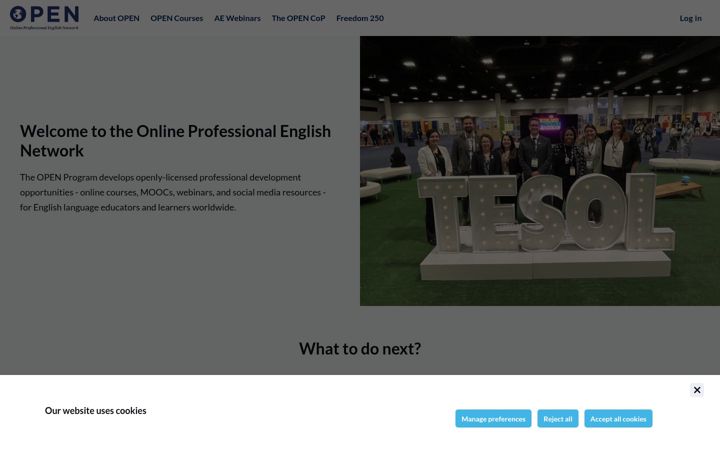 Screenshot of openenglishprograms.org