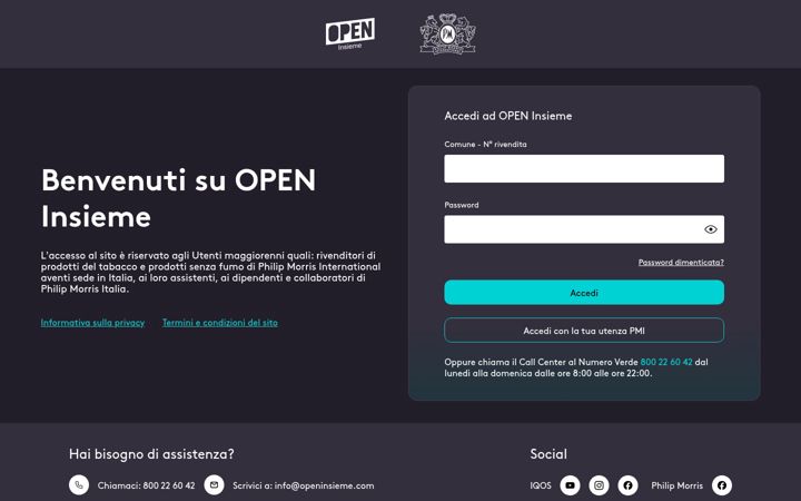 Screenshot of openinsieme.com
