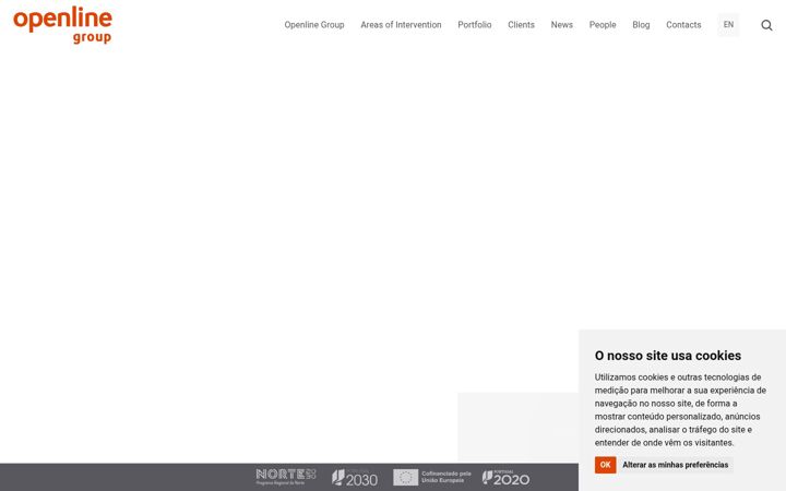 Screenshot of openline.pt