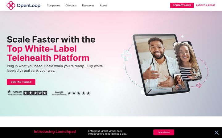 Screenshot of openloophealth.com