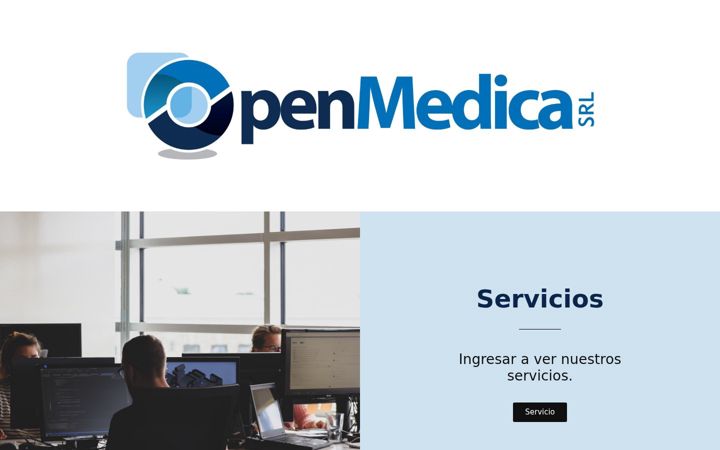 Ekrano kopija openmedica.ar