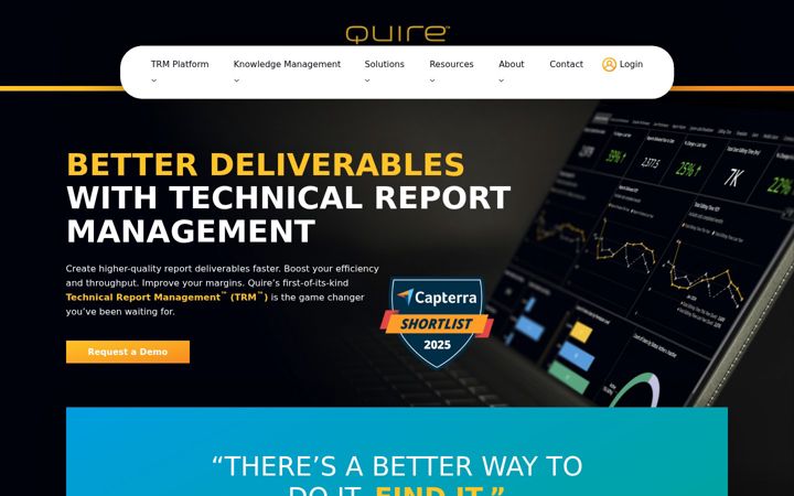Screenshot of openquire.com