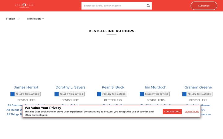 Screenshot of openroadmedia.com