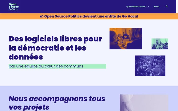 Screenshot of opensourcepolitics.eu