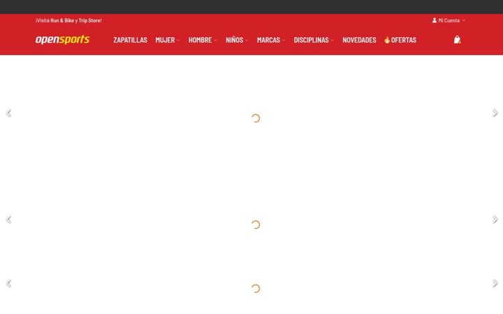 Screenshot of opensports.com.ar