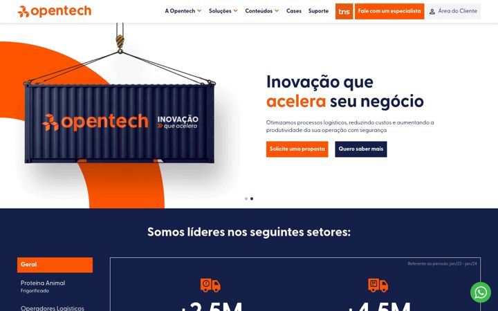Screenshot of opentechgr.com.br
