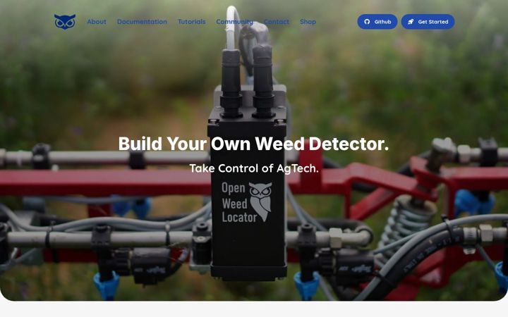 Screenshot of openweedlocator.org