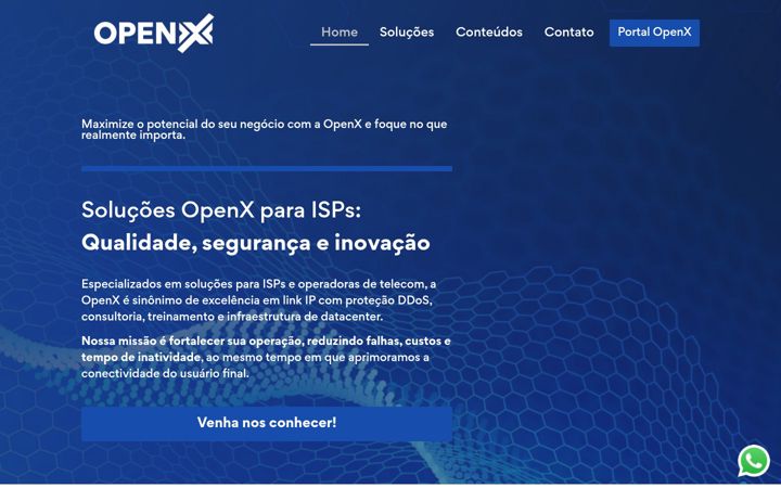 Screenshot of openx.com.br