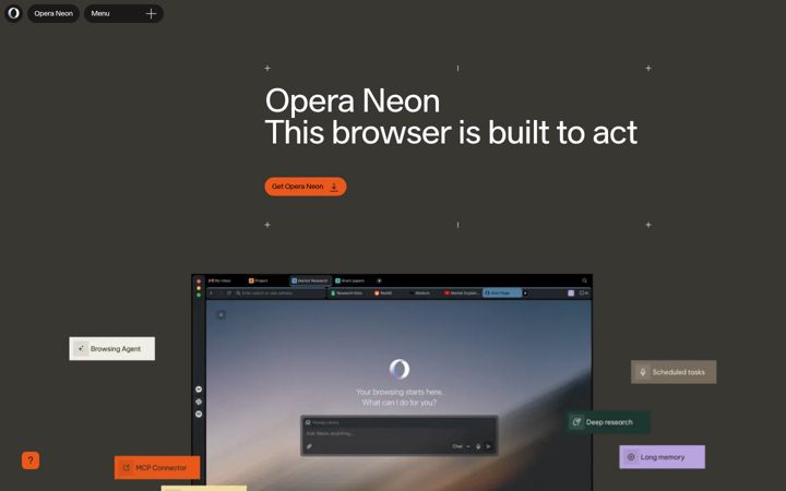 Screenshot of operaneon.com