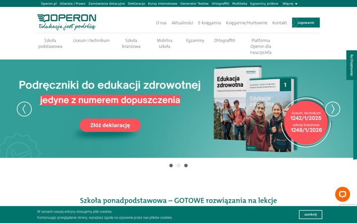 Képernyőkép: operon.pl