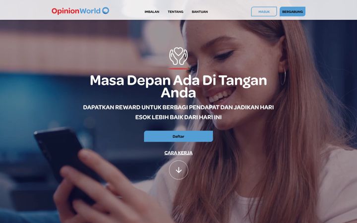 Screenshot von opinionworld.co.id
