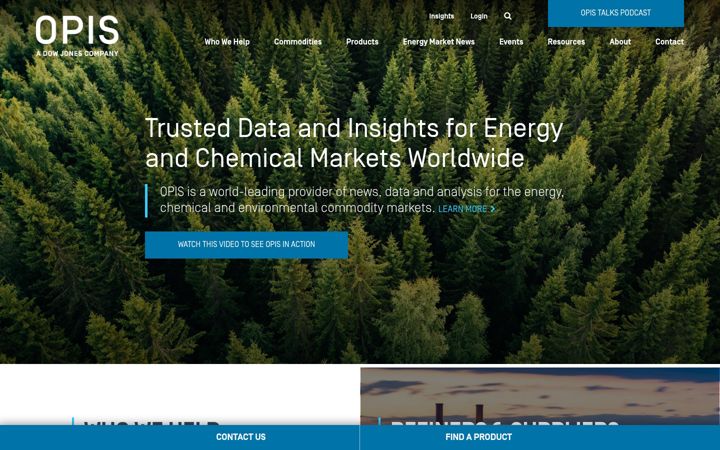 Screenshot of opisnet.com