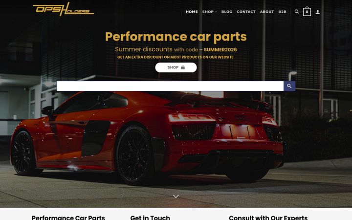 Screenshot of opsholders.com
